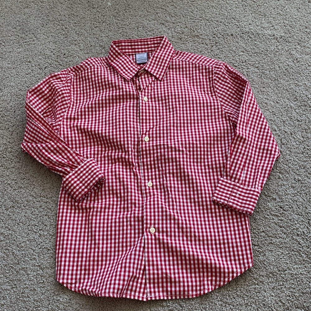 Boys dress button up 10/12